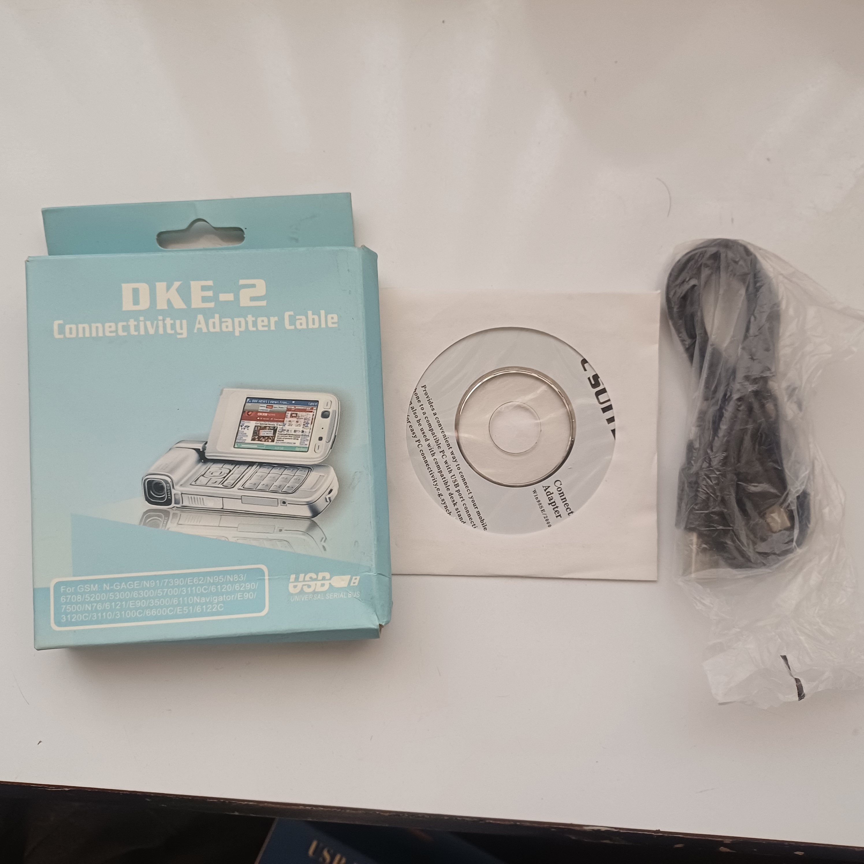کابل دیتای نوکیا For GSM: N-GAGE/N91/7390/E62/N95/N83/ 6708/5200/5300/6300/5700/3110C/6120/6290 7500/N76/6121/E90/3500/6110Navigator/E90/ 3120C/3110/3100C/6600C/E51/61220